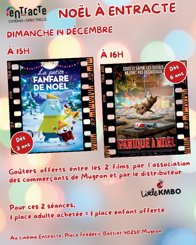 Photo de Ciné famille – Noël à Entracte 2025