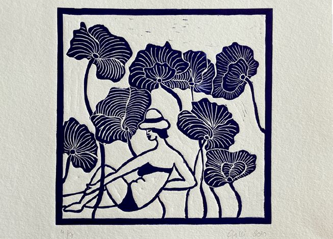 Photo de Zoom Artiste | Laurence Galli « Linogravures »