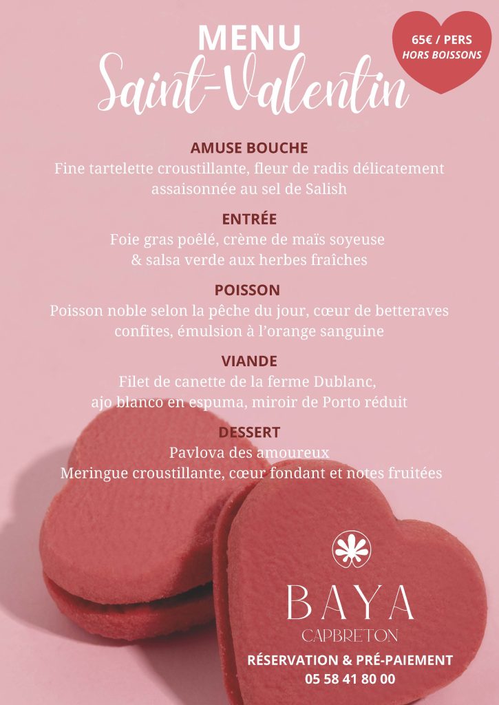 Photo de Menu Saint Valentin au Bistro&rsquo;Baya