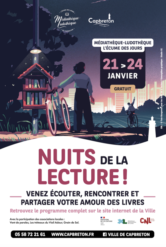 Photo de Nuits de la lecture // Médiathèque-ludothèque L’Ecume des jours