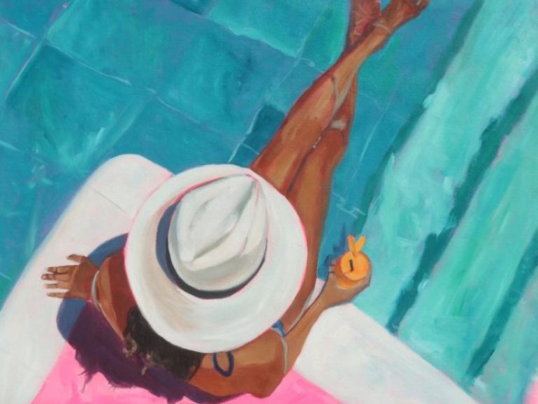 Photo de Exposition de peintures – Gwendoline Le Ray