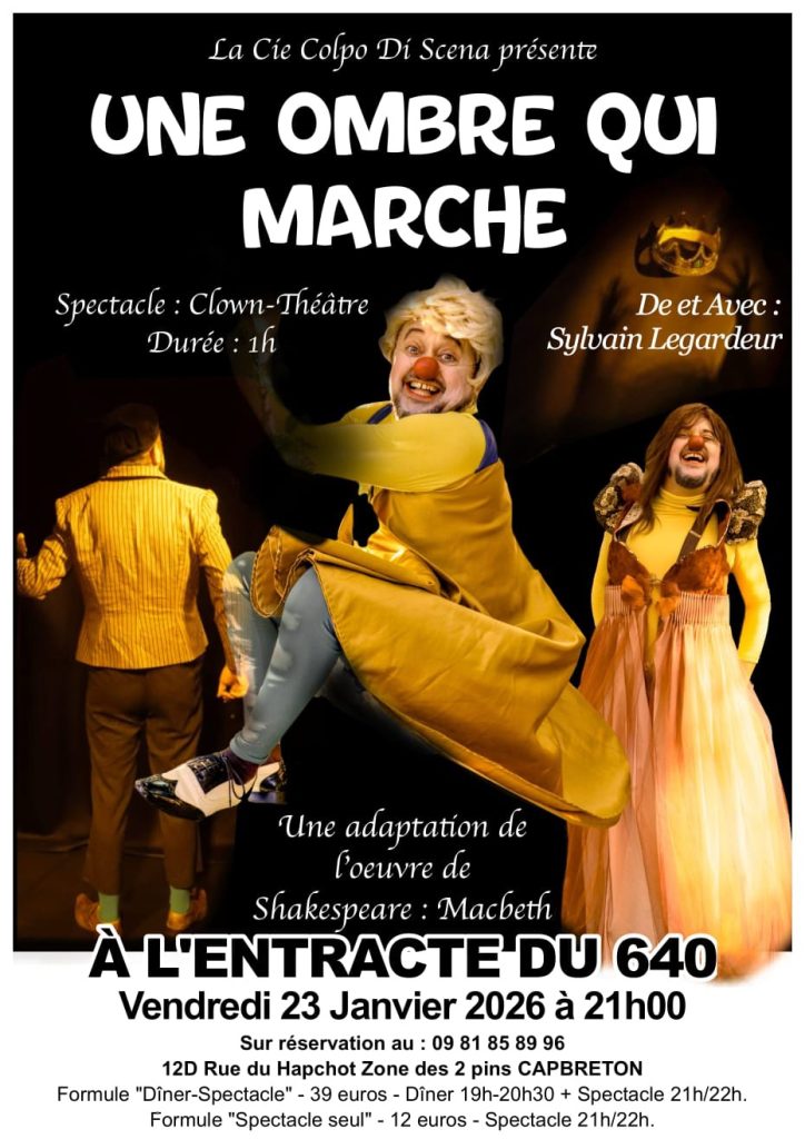 Photo de Dîner spectacle « Une Ombre qui marche »