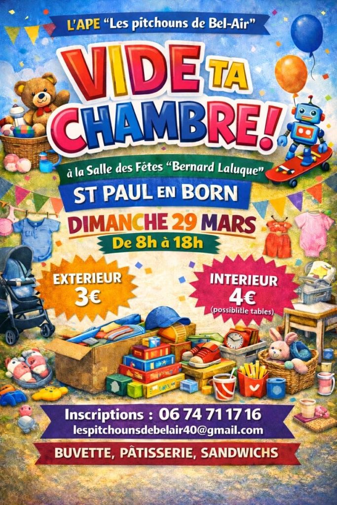 Photo de Vide ta chambre