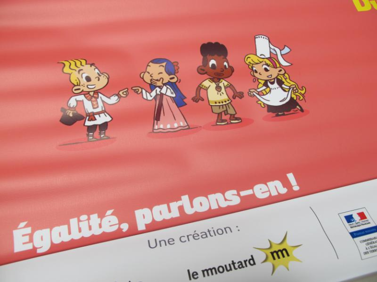 Photo de Exposition à la médiathèque / Egalité, parlons en !