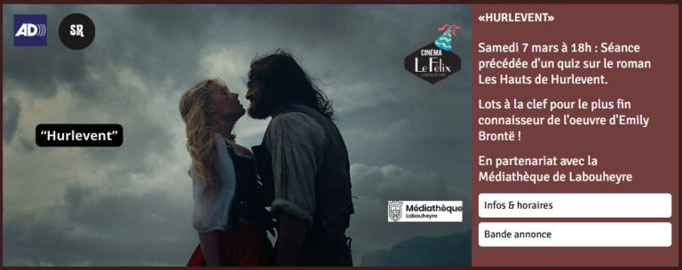 Photo de « Hurlevent » + quiz littéraire – 10 ans du Félix