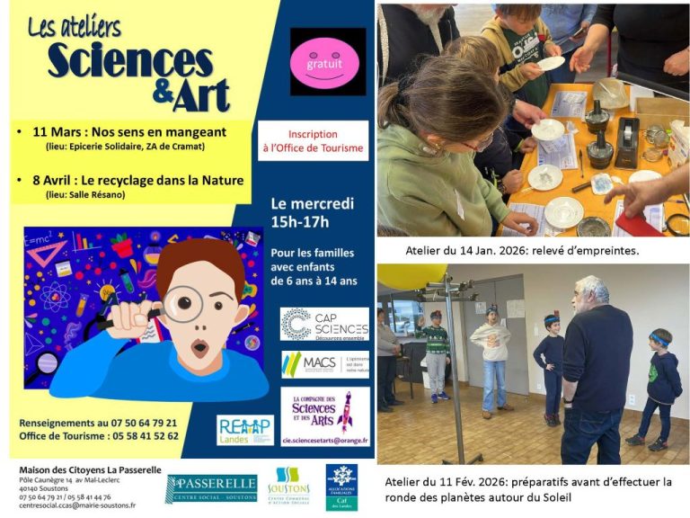 Photo de Ateliers Sciences et Arts pour les jeunes