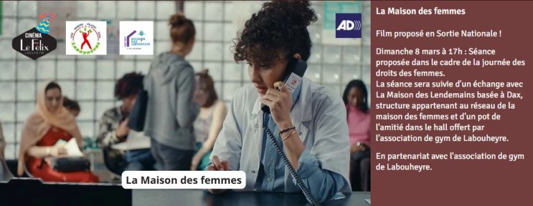 Photo de Ciné rencontre : La Maison des femmes  – 10 ans du Félix