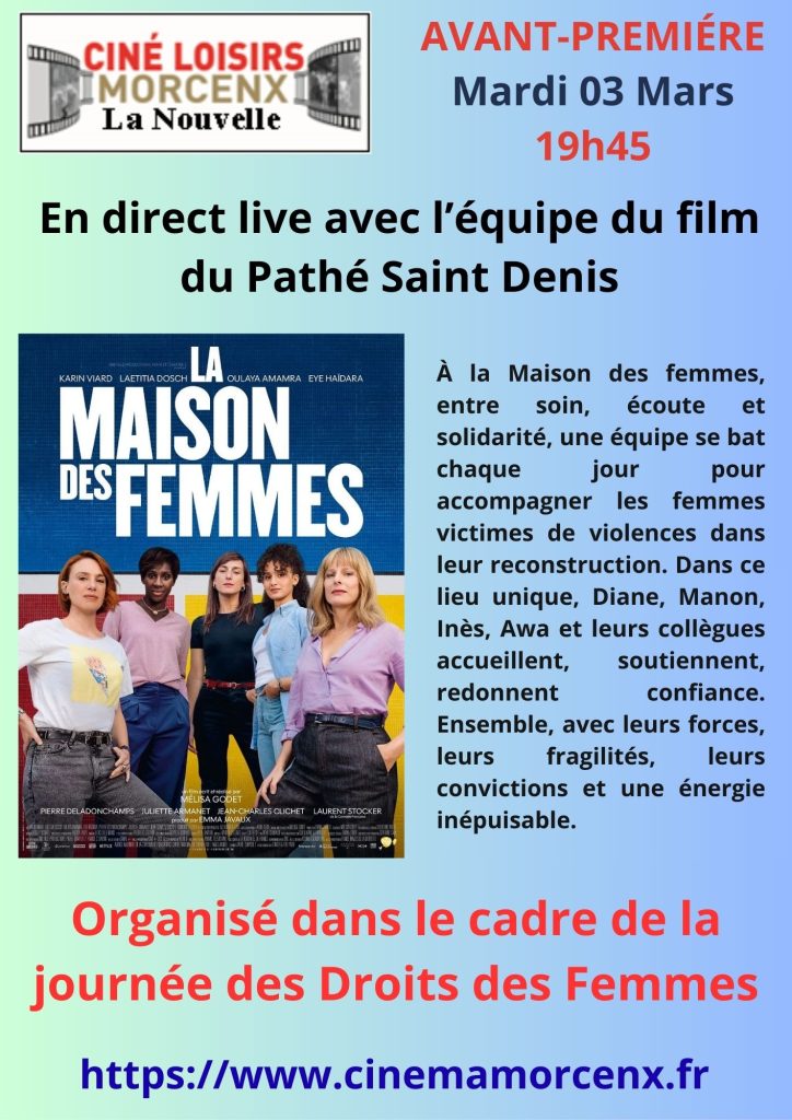 Photo de En avant-première “La maison des femmes”