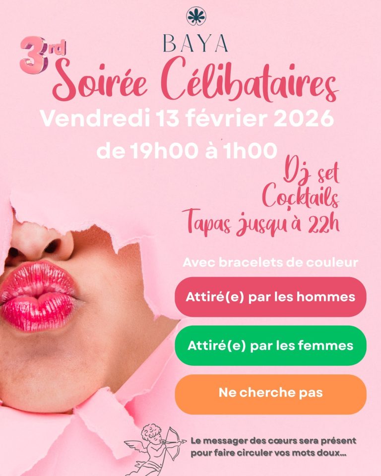 Photo de Soirée célibataires – Spéciale Saint-Valentin au Baya