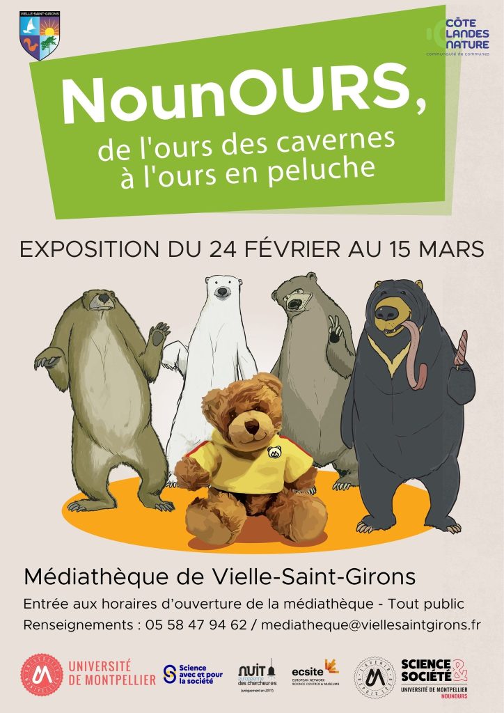 Photo de Exposition « NounOURS, de l&rsquo;ours des cavernes à l&rsquo;ours en peluche »