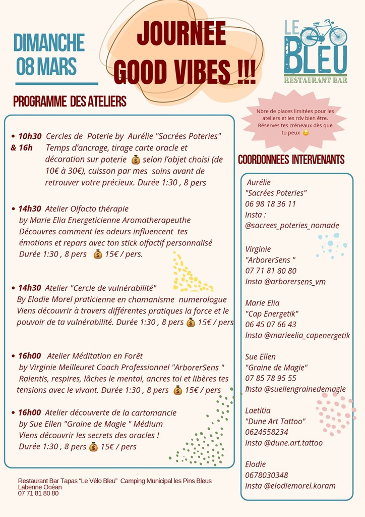 Photo de Journée Good Vibes au Vélo Bleu