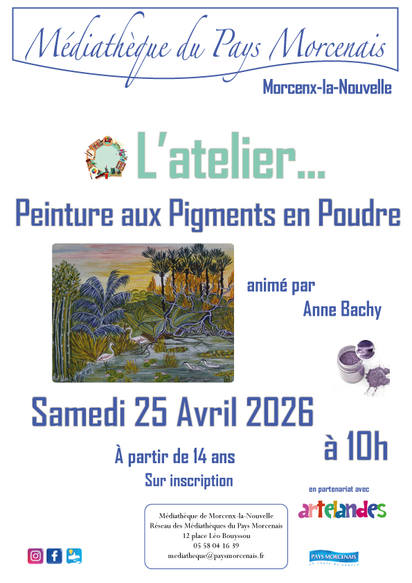 Photo de L’atelier “Peinture aux pigments en poudre”