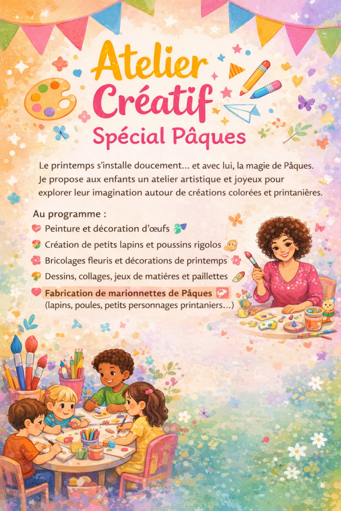 Photo de Atelier créatif – Vacances de Pâques