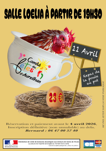 Photo de Repas dansant poule au pot