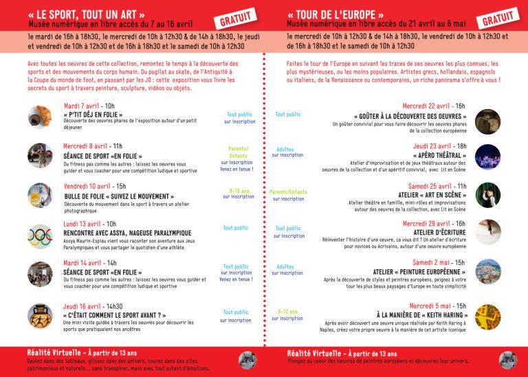 Photo de Micro-Folie “Le sport, tout un art”