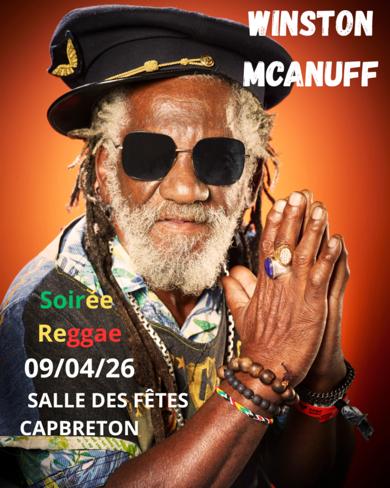 Photo de Winston McAnuff en concert à Capbreton