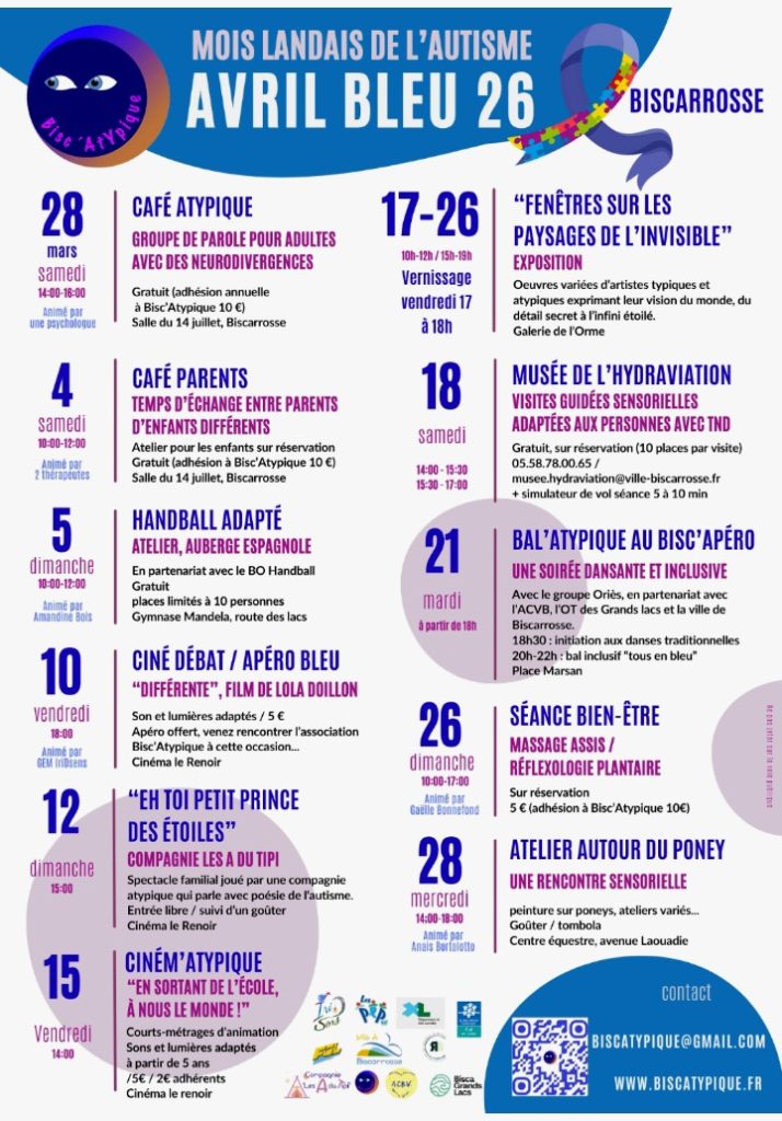 Photo de Avril Bleu – Mois landais de l&rsquo;autisme