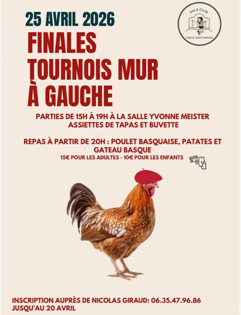 Photo de Finales Tournois mur à gauche et repas