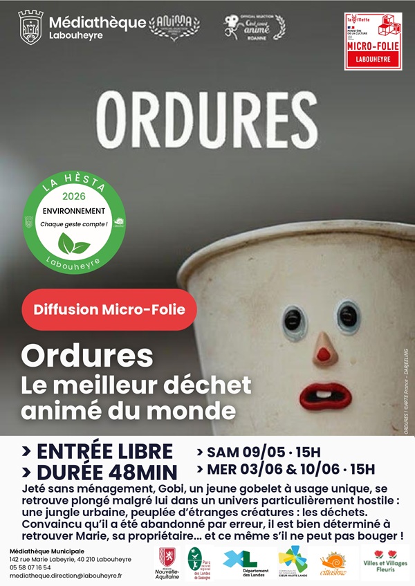 Photo de Diffusion Micro-Folie : Ordures : le meilleur déchet animé du monde