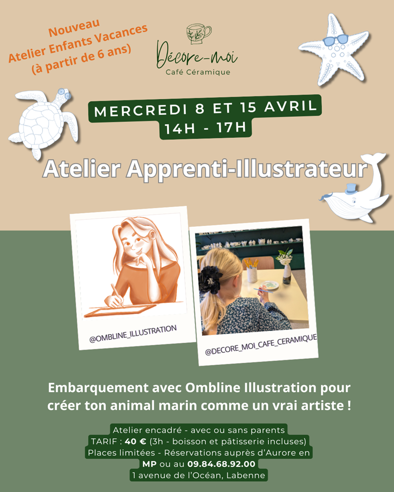 Photo de Atelier enfant “Apprenti-illustrateur”