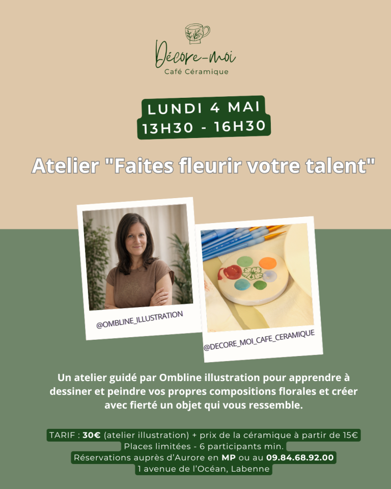 Photo de Atelier “Faites fleurir votre talent”
