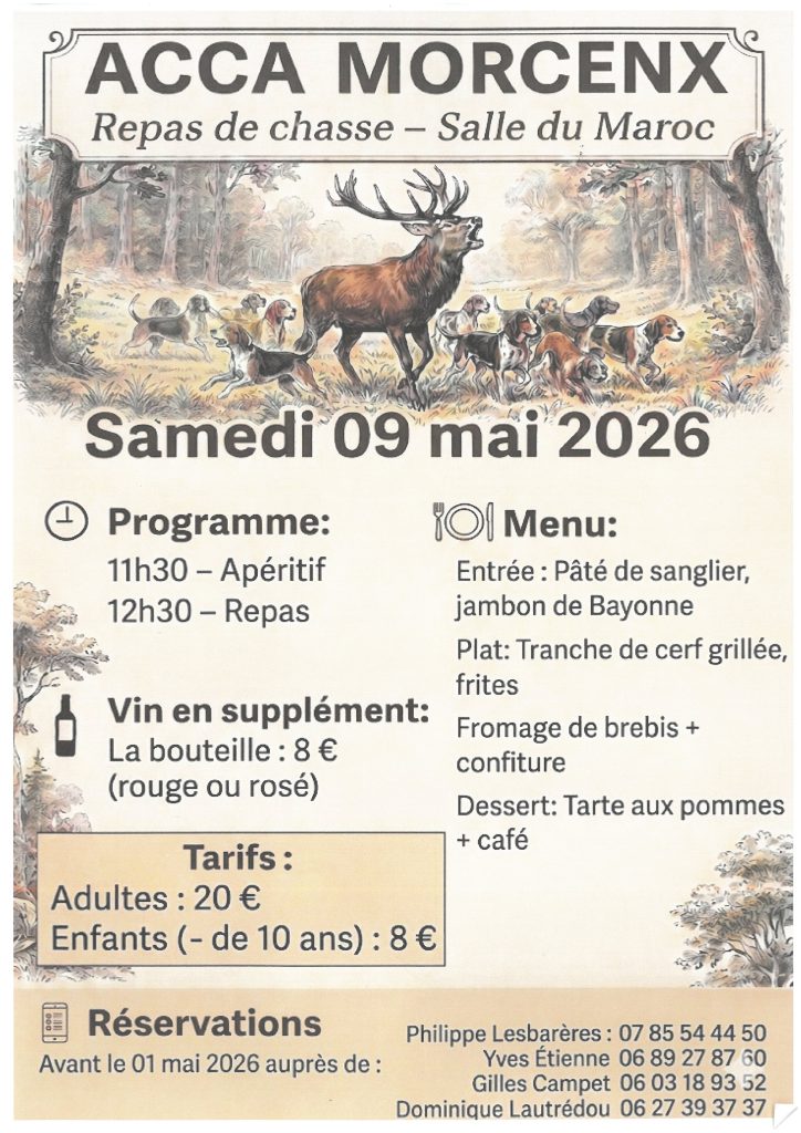 Photo de Repas de l’ACCA de Morcenx