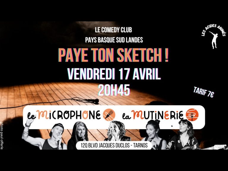 Photo de Spectacle Paye ton sketch