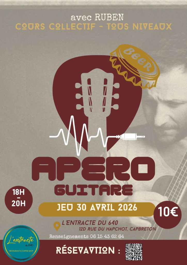 Photo de Apéro Guitare à l&rsquo;entracte du 640