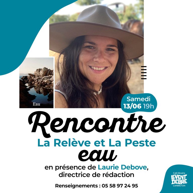 Photo de Rencontre Laurie Debove “La relève et La Peste” – Librairie Vent Délire