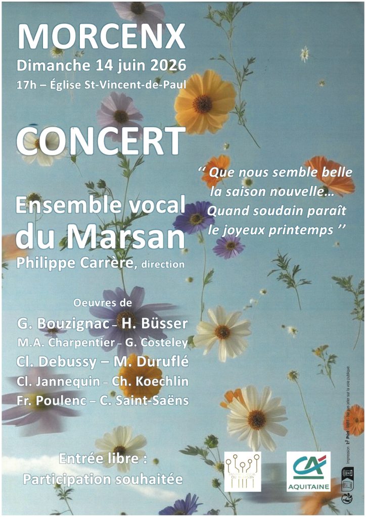 Photo de Concert à l’église de Morcenx – Ensemble Vocal de Marsan