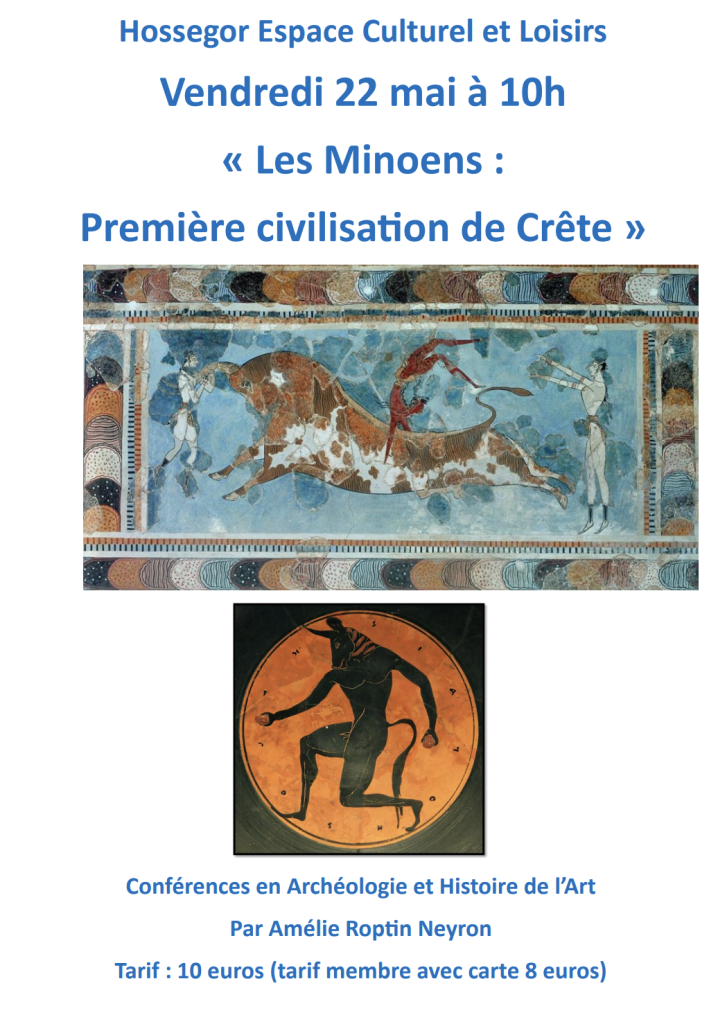 Photo de Conférence Histoire de l’Art : LES MINOENS : LA PREMIERE CIVILISATION CRETOISE