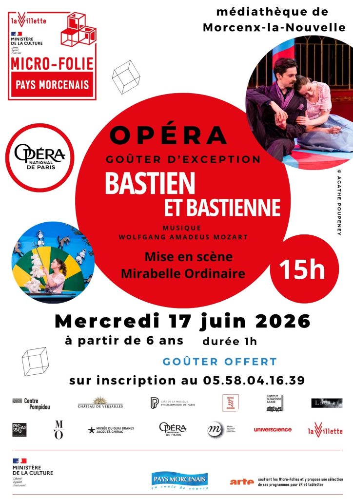 Photo de Micro-Folie – Opéra – Bastien et Bastienne