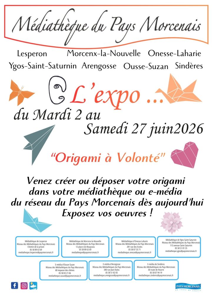 Photo de Expo “Origami à volonté”