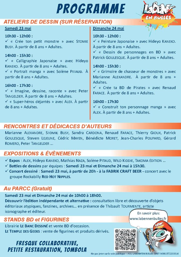 Photo de Festival BD – Labenn&rsquo;en Bulles #4