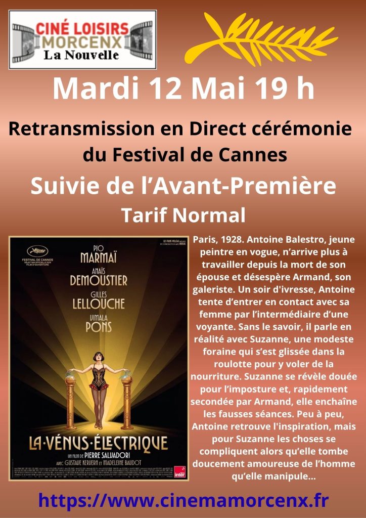 Photo de Retransmission en direct cérémonie du Festival de Cannes