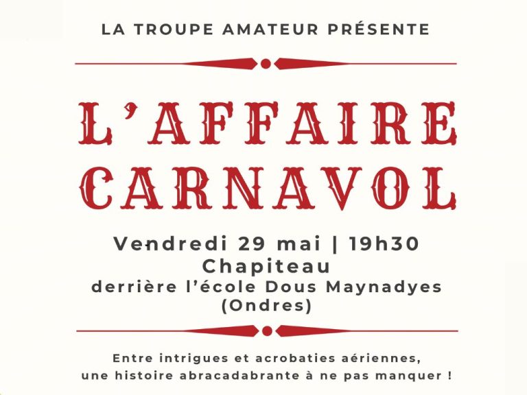 Photo de Spectacle de cirque « L&rsquo;Affaire Carnavol »