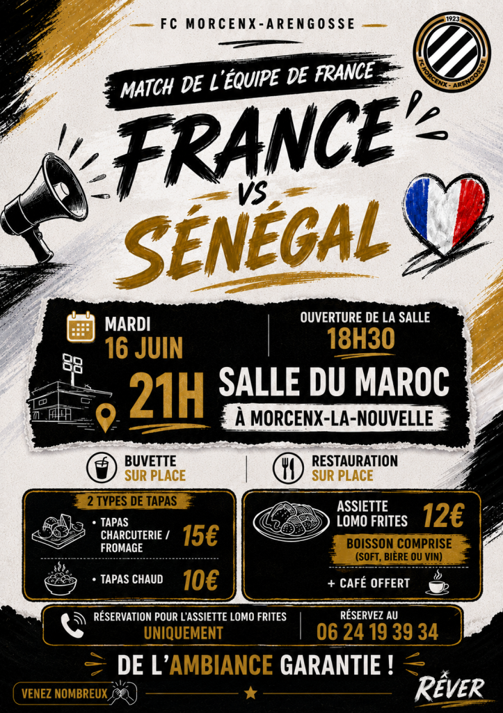 Photo de Match de l&rsquo;équipe de France  » France – Sénégal »