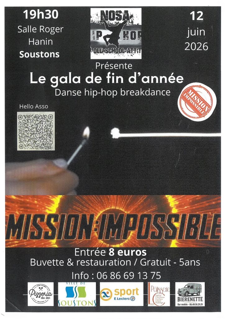 Photo de Gala de fin d’année New Old School Attitude “Mission Impossible”