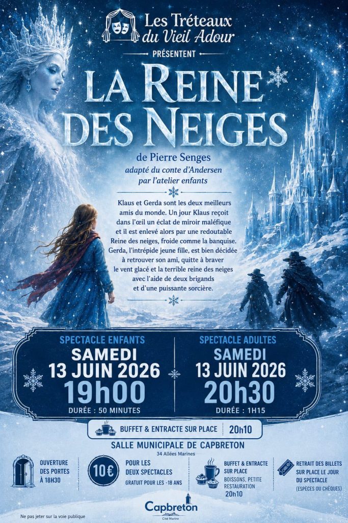 Photo de Théâtre amateur présenté par les Tréteaux du vieil Adour (enfants et adultes)
