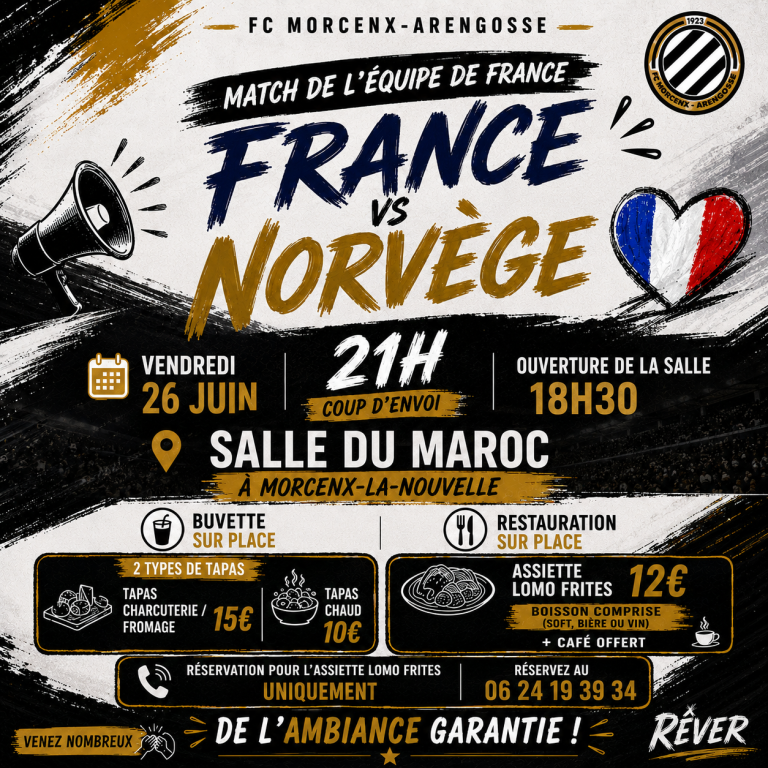 Photo de Match de l’équipe de France ” France – Norvège”